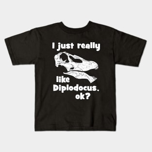 I just really like Diplodocus Kids T-Shirt